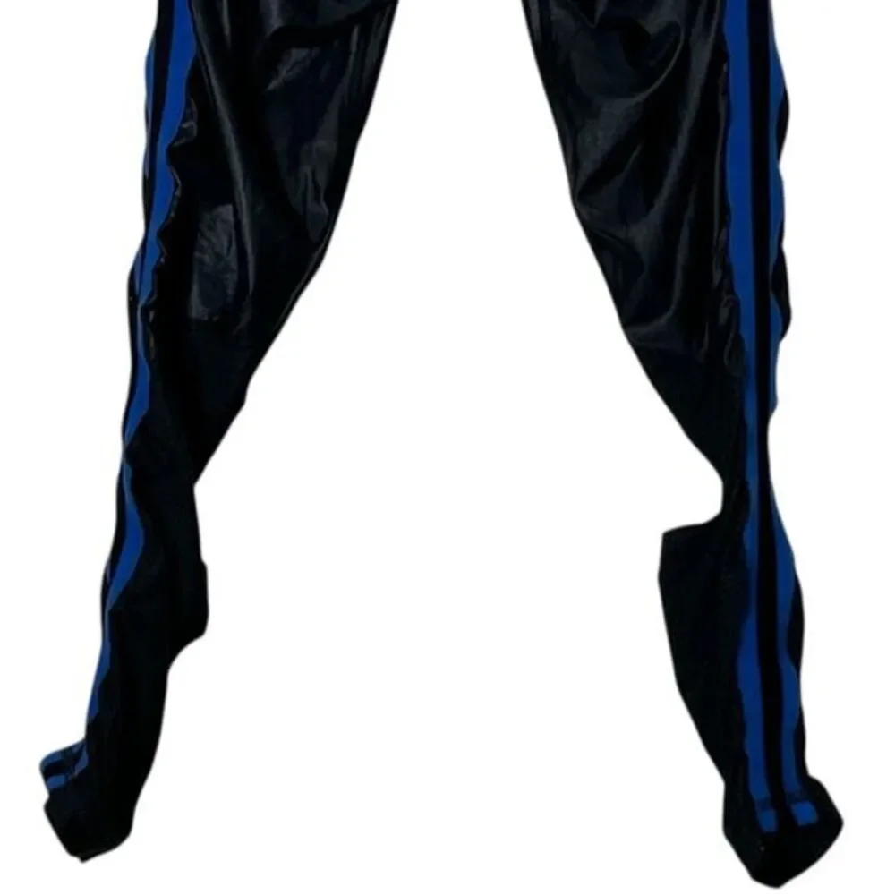 Alala Varsity Tight Leggings Size Small Black Blue Contrast High Rise Athleisure